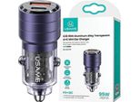 Usams ŁAd. Sam. C36 Usb+Usb-C 95W A Carica Rapida Viola/Viola Cc176Cc02 (Us-Cc176)