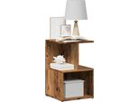 Vidaxl Comodini 2 Pz. Aspetto Legno Recuperato 35X35X55 Cm Materiale A Base Di Legno