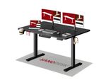 Sanodesk Aggiornamento Scrivania Regolabile In Altezza 140×60 Cm 4 Funzioni Di Memoria Gancio Portabicchieri Gestione Cavi Capacità Di Carico 70 Kg Protezione Anticollisione Nero