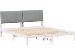 Vidaxl Struttura Letto Grigio Chiaro 180 X 200 Cm In Legno Di Pino Massiccio