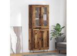 Vidaxl Credenza In Legno Recuperato 69,5 X 34 X 180 Cm Materiale A Base Di Legno