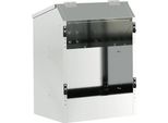Vidaxl Mangiatoia Per Conigli Argento 33,5 X 25,5 X 45,5 Cm Acciaio Zincato