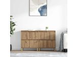 Vidaxl Credenze 2 Pezzi Artisan-Oak 60 X 35 X 70 Cm Materiale A Base Di Legno