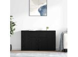 Vidaxl Credenze 2 Pezzi Look Rovere Nero 60 X 30 X 70 Cm