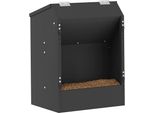 Vidaxl Alimentatore Per Conigli Nero 33,5 X 25,5 X 45,5 Cm