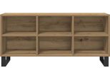 Mobile Tv Vidaxl Rovere Artigianale 103,5 X 30 X 50 Cm Materiale A Base Di Legno