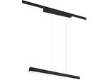 Trio-Leuchten Lampada A Sospensione Duoline Wht 90X180X5 Cm Nero Lampada A Sospensione