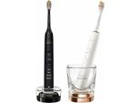 Philips Sonicare Diamondclean HX9914/69 Spazzolino Elettrico Per Adulti Spazzolino Sonico Nero, Oro, Rosa