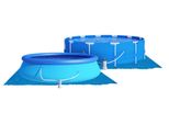 Dmuchane Tappeto Multiuso Per Piscina Da Giardino 488 X 488 Cm DM-114