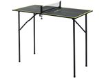 Tischtennisplatte JOOLA JOOLA Tischtennisplatte Mini dark-grey, grün (dunkelgrau, limette), TischtennisplattenB:45cm H:76cm L:90cm, B:45cm H:76cm L:90cm