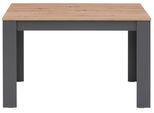 Esstisch Home Affaire "Bergamo KüChentisch", Grau (Anthrazit, Artisan Eiche), B:120Cm H:75Cm T:80Cm, Tische, Esstisch, Pflegeleichter Esstisch, ErhäLtlich In 3 GrößEn, 140 Cm Ausziehbar
