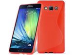 Cadorabo Custodia Protettiva Per Samsung Galaxy A7 2015 Cover In Rosso Custodia Del Telefono Cellulare Tpu Custodia In Silicone