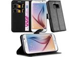 Cadorabo Custodia Per Samsung Galaxy S7 Custodia Protettiva In Nero Cellulare Custodia Cover Chiusura Magnetica