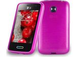 Cadorabo Cover Per Lg L3 Ii (2Nd Sim) Cover Protettiva In Rosa Cover Protettiva Cover In Silicone Tpu Cover