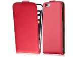 Cadorabo Custodia Per Apple Iphone 6 Plus / 6S Plus Custodia Protettiva In Rosso Flip Custodia Per Telefono Cellulare Cover In Similcuoio