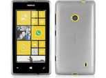 Cadorabo Custodia Per Nokia Lumia 525 Cover Protettiva In Argento Custodia Protettiva In Silicone Tpu Cover
