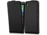 Cadorabo Custodia Per Htc Desire 816 Custodia Protettiva In Nero Flip Custodia Del Telefono Cellulare Copertura In Similcuoio