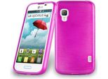 Cadorabo Cover Per Lg L5 Ii (2Nd Sim) Cover Protettiva In Rosa Cover Protettiva Cover In Silicone Tpu Cover