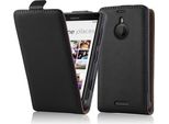 Cadorabo Cover Per Nokia Lumia 1520 Cover Protettiva In Nero Flip Custodia Per Cellulare Cover In Similcuoio