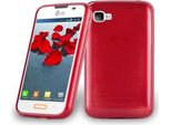 Custodia Cadorabo Per Lg L4 Ii Custodia Protettiva In Silicone Tpu Rosso Custodia Protettiva