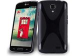 Cadorabo Custodia Per Telefono Cellulare Per Lg F70 In Nero Cover Tpu Silicone Back Cover Case