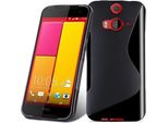Cadorabo Custodia Protettiva Per Htc Butterfly 2 Cover In Nero Custodia Per Telefono Cellulare Tpu Custodia In Silicone