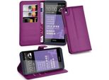 Cadorabo Custodia Per Htc Desire 816 Custodia Protettiva In Viola Custodia Per Telefono Cellulare Custodia Cover Chiusura Magnetica