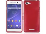 Cadorabo Custodia Per Sony Xperia E3 Cover Protettiva In Silicone Tpu Rosso Cover Protettiva