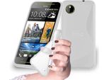 Cadorabo Copertura Protettiva Per Htc Desire 700 Caso In Custodia Trasparente Del Telefono Cellulare Tpu Custodia In Silicone