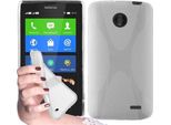 Cadorabo Custodia Per Telefono Cellulare Per Nokia X In Tpu Trasparente Silicone Back Cover Case