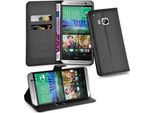 Cadorabo Cover Per Htc One M9 Cover Protettiva In Nero Custodia Per Cellulare Cover Chiusura Magnetica