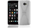 Cadorabo Custodia Per Telefono Cellulare Per Htc Butterfly S In Tpu Trasparente Silicone Back Cover Custodia