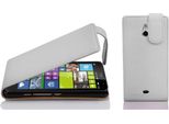 Cadorabo Cover Protettiva Per Nokia Lumia 1320 Custodia In Bianco Flip Case Custodia Per Cellulare Cover In Similcuoio