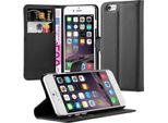 Cadorabo Custodia Per Apple Iphone 6 / 6S Custodia Protettiva In Nero Custodia Per Cellulare Cover Chiusura Magnetica