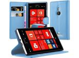 Cadorabo Cover Per Nokia Lumia 925 Cover Protettiva In Blu Custodia Per Cellulare Cover Chiusura Magnetica