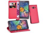 Cadorabo Custodia Per Samsung Galaxy A7 2015 Custodia Protettiva In Rosso Custodia Per Cellulare Cover Chiusura Magnetica