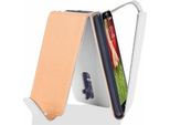 Cadorabo Cover Protettiva Per Lg G2 Custodia In Bianco Flip Case Custodia Per Telefono Cellulare Cover In Similcuoio
