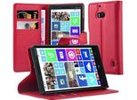 Cadorabo Cover Per Nokia Lumia 929 / 930 Cover Protettiva In Rosso Custodia Per Cellulare Cover Chiusura Magnetica