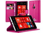 Cadorabo Cover Per Nokia Lumia 925 Cover Protettiva In Rosa Custodia Per Cellulare Cover Chiusura Magnetica