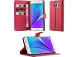 Cadorabo Custodia Per Samsung Galaxy Note 5 Custodia Protettiva In Rosso Custodia Per Cellulare Cover Chiusura Magnetica