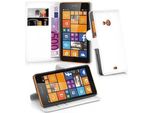 Cadorabo Cover Per Nokia Lumia 535 Cover Protettiva In Bianco Custodia Per Cellulare Cover Chiusura Magnetica