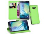 Cadorabo Custodia Per Samsung Galaxy A3 2015 Custodia Protettiva In Verde Custodia Per Cellulare Cover Chiusura Magnetica