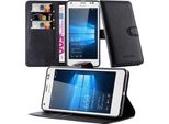 Cadorabo Cover Per Nokia Lumia 850 Cover Protettiva In Nero Custodia Per Cellulare Cover Chiusura Magnetica