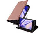 Cadorabo Custodia Per Htc 10 (One M10) Cover Protettiva In Marrone Custodia Per Cellulare Cover Chiusura Magnetica