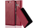 Cadorabo Custodia Per Samsung Galaxy J1 2015 Custodia Protettiva In Rosso Custodia Per Cellulare Cover Chiusura Magnetica