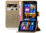 Cadorabo Cover Per Nokia Lumia 925 Cover Protettiva In Marrone Cover Per Cellulare Custodia Libro Custodia