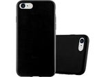 Custodia Cadorabo Per Apple Iphone 7 / 7S / 8 / Se 2020 Custodia Protettiva In Nero Custodia Per Cellulare Custodia In Silicone Tpu Cover