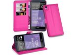 Cadorabo Custodia Per Htc Desire 816 Custodia Protettiva In Rosa Custodia Per Telefono Cellulare Custodia Cover Chiusura Magnetica