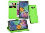 Cadorabo Custodia Per Samsung Galaxy A7 2015 Custodia Protettiva In Verde Custodia Per Telefono Cellulare Cover Chiusura Magnetica