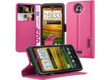 Cadorabo Custodia Per Htc One X / X+ Custodia Protettiva In Rosa Custodia Per Cellulare Custodia Cover Chiusura Magnetica